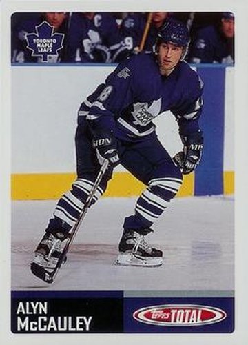 #56 Alyn McCauley - Toronto Maple Leafs - 2002-03 Topps Total Hockey