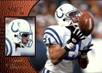 #56 Lamont Warren - Indianapolis Colts - 1996 Select Football