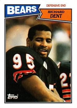 #56 Richard Dent - Chicago Bears - 1987 Topps Football