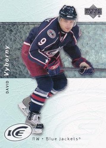 #56 David Vyborny - Columbus Blue Jackets - 2007-08 Upper Deck Ice Hockey