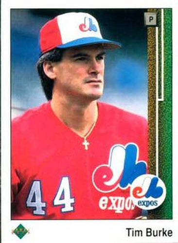 #456 Tim Burke - Montreal Expos - 1989 Upper Deck Baseball