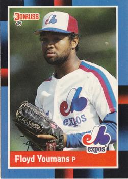#56 Floyd Youmans - Montreal Expos - 1988 Donruss Baseball