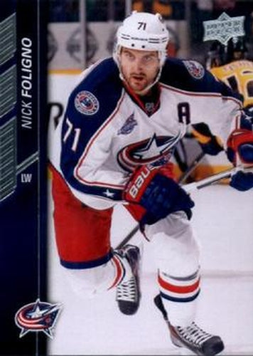#56 Nick Foligno - Columbus Blue Jackets - 2015-16 Upper Deck Hockey