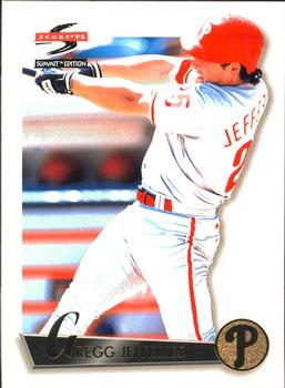 #56 Gregg Jefferies - Philadelphia Phillies - 1995 Summit Baseball