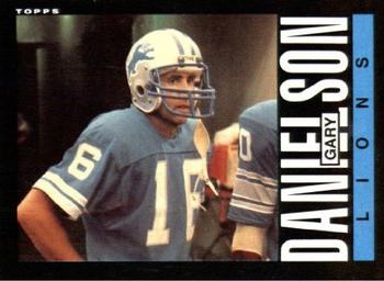 #56 Gary Danielson - Detroit Lions - 1985 Topps Football