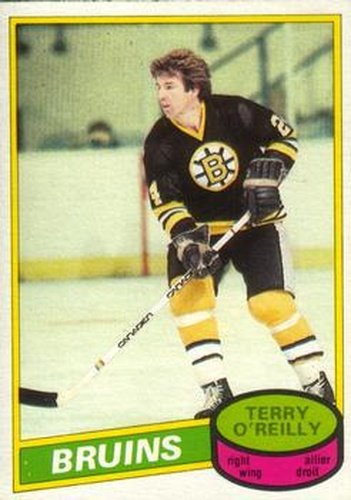 #56 Terry O'Reilly - Boston Bruins - 1980-81 O-Pee-Chee Hockey