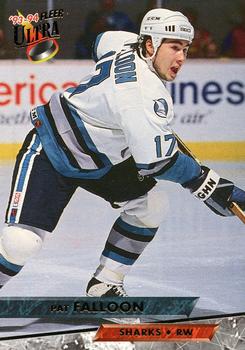 #56 Pat Falloon - San Jose Sharks - 1993-94 Ultra Hockey