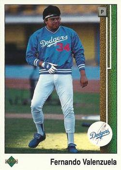 #656 Fernando Valenzuela - Los Angeles Dodgers - 1989 Upper Deck Baseball