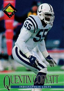 #56 Quentin Coryatt - Indianapolis Colts - 1994 Pro Line Live Football