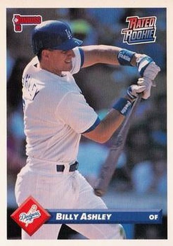 #56 Billy Ashley - Los Angeles Dodgers - 1993 Donruss Baseball