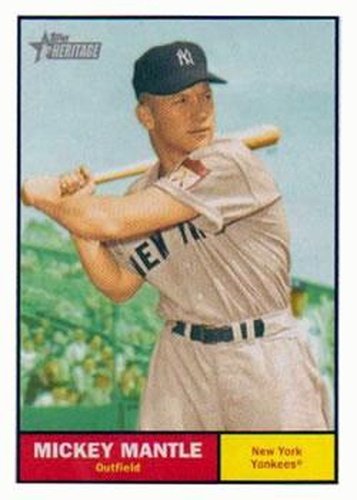 #56b Mickey Mantle - New York Yankees - 2010 Topps Heritage Baseball