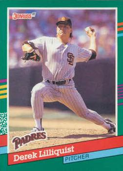#570 Derek Lilliquist - San Diego Padres - 1991 Donruss Baseball
