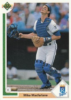 #570 Mike Macfarlane - Kansas City Royals - 1991 Upper Deck Baseball