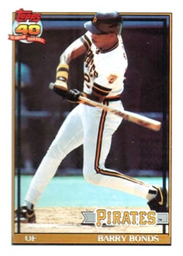 #570 Barry Bonds - Pittsburgh Pirates - 1991 Topps Baseball