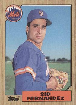 #570 Sid Fernandez - New York Mets - 1987 Topps Baseball