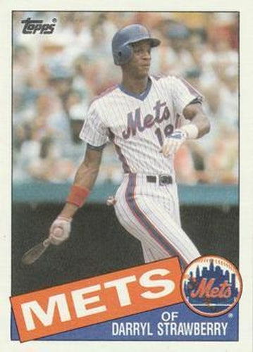 #570 Darryl Strawberry - New York Mets - 1985 Topps Baseball
