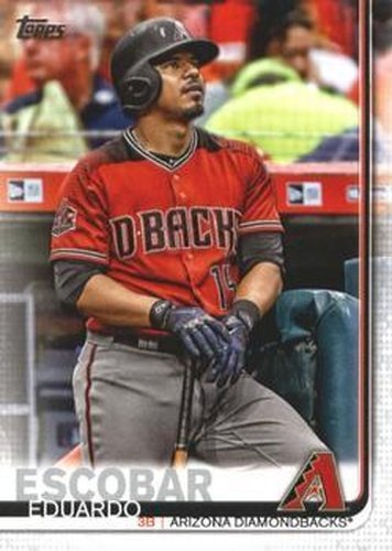 #570 Eduardo Escobar - Arizona Diamondbacks - 2019 Topps Baseball