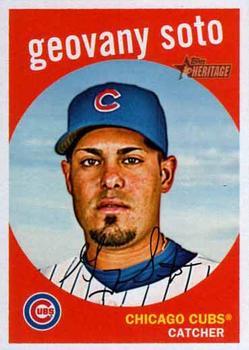 #570 Geovany Soto - Chicago Cubs - 2008 Topps Heritage Baseball