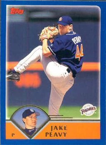 #570 Jake Peavy - San Diego Padres - 2003 Topps Baseball