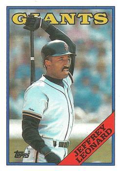 #570 Jeffrey Leonard - San Francisco Giants - 1988 Topps Baseball