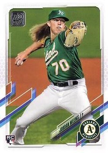 #570 Jordan Weems - Oakland Athletics - 2021 Topps Baseball