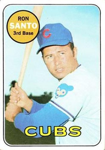 #570 Ron Santo - Chicago Cubs - 1969 Topps Baseball