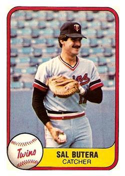 #570 Sal Butera - Minnesota Twins - 1981 Fleer Baseball