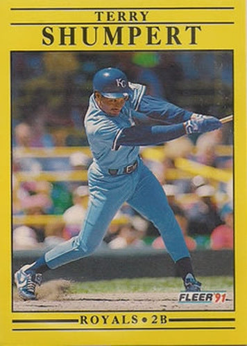 #570 Terry Shumpert - Kansas City Royals - 1991 Fleer Baseball