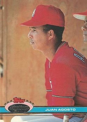 #570 Juan Agosto - St. Louis Cardinals - 1991 Stadium Club Baseball