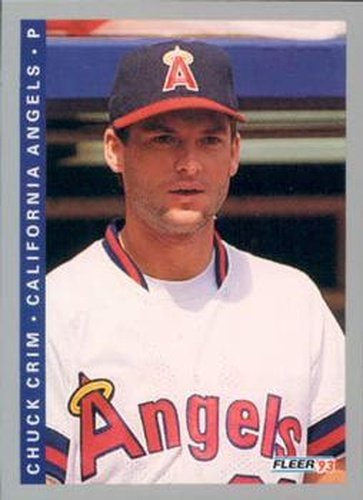 #570 Chuck Crim - California Angels - 1993 Fleer Baseball