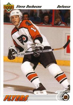 #570 Steve Duchesne - Philadelphia Flyers - 1991-92 Upper Deck Hockey