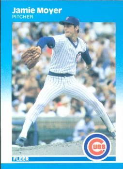#570 Jamie Moyer - Chicago Cubs - 1987 Fleer Baseball