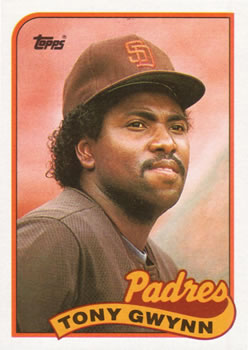 #570 Tony Gwynn - San Diego Padres - 1989 Topps Baseball
