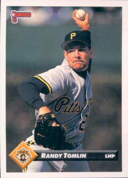#570 Randy Tomlin - Pittsburgh Pirates - 1993 Donruss Baseball