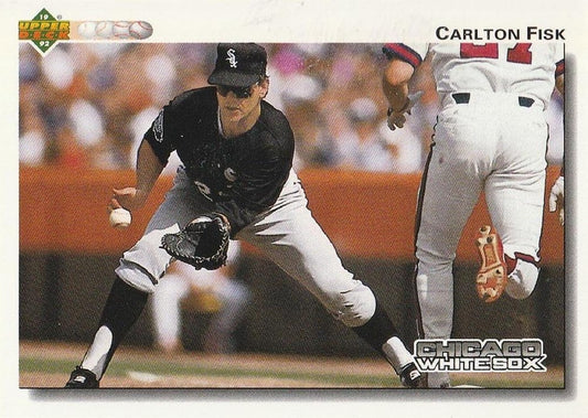 #571 Carlton Fisk - Chicago White Sox - 1992 Upper Deck Baseball