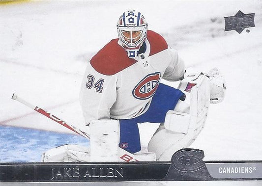 #571 Jake Allen - Montreal Canadiens - 2020-21 Upper Deck Hockey