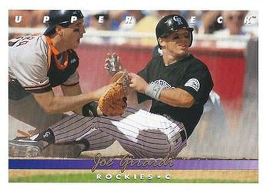 #571 Joe Girardi - Colorado Rockies - 1993 Upper Deck Baseball