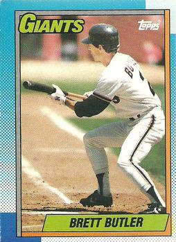 #571 Brett Butler - San Francisco Giants - 1990 O-Pee-Chee Baseball