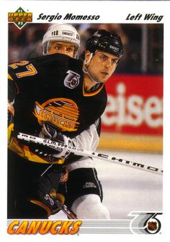 #571 Sergio Momesso - Vancouver Canucks - 1991-92 Upper Deck Hockey