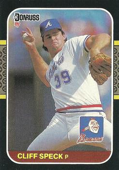 #571 Cliff Speck - Atlanta Braves - 1987 Donruss Baseball