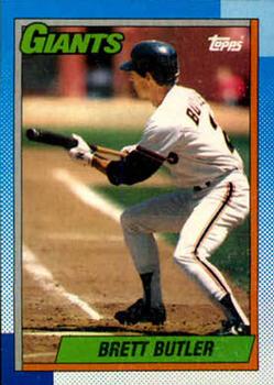 #571 Brett Butler - San Francisco Giants - 1990 Topps Baseball