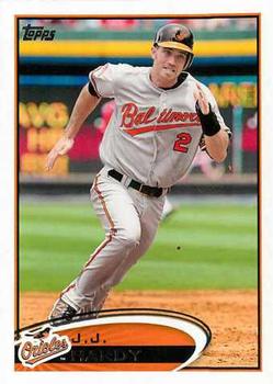 #571 J.J. Hardy - Baltimore Orioles - 2012 Topps Baseball