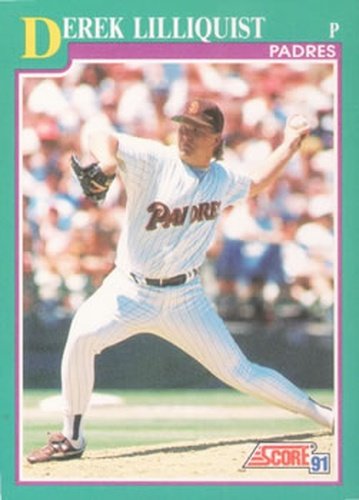 #571 Derek Lilliquist - San Diego Padres - 1991 Score Baseball