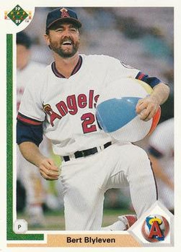 #571 Bert Blyleven - California Angels - 1991 Upper Deck Baseball