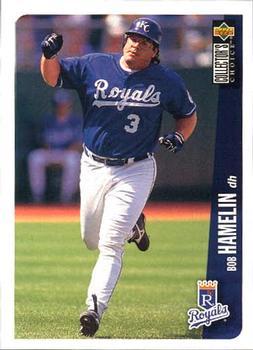 #571 Bob Hamelin - Kansas City Royals - 1996 Collector's Choice Baseball