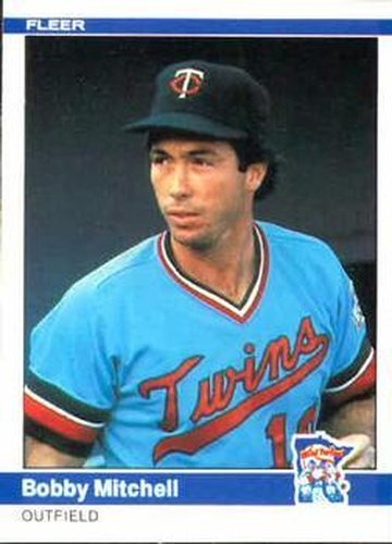 #571 Bobby Mitchell - Minnesota Twins - 1984 Fleer Baseball
