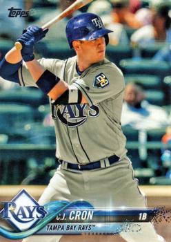 #571 C.J. Cron - Tampa Bay Rays - 2018 Topps Baseball