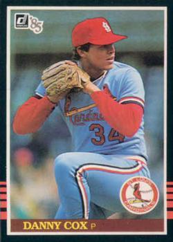 #571 Danny Cox - St. Louis Cardinals - 1985 Donruss Baseball