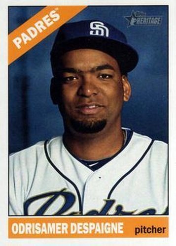 #571 Odrisamer Despaigne - San Diego Padres - 2015 Topps Heritage Baseball