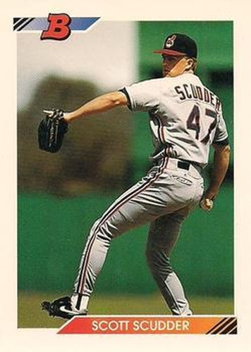 #571 Scott Scudder - Cleveland Indians - 1992 Bowman Baseball